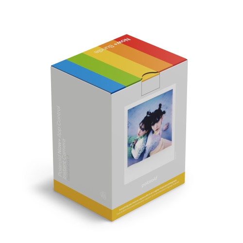 Polaroid Now+ Generation 3 Instant Camera + Color Film Bundle - White