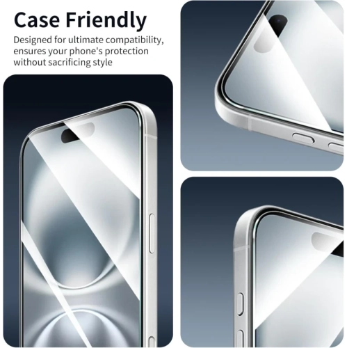 Paquet de 3 protecteurs d'écran en verre trempé pour iPhone 17