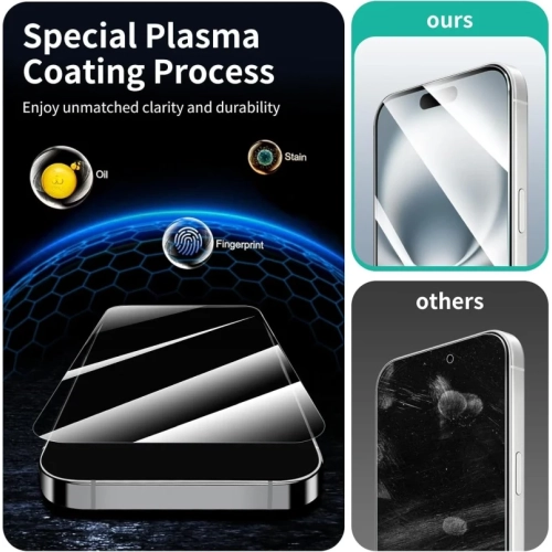 Paquet de 3 protecteurs d'écran pour iPhone 17 Pro Max d'Apple