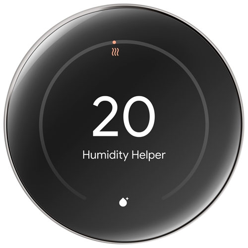 Google Nest Wi-Fi Smart Learning Thermostat (4th Generation) - Polished Silver by GOOGLE - Open Box condition - Image 3