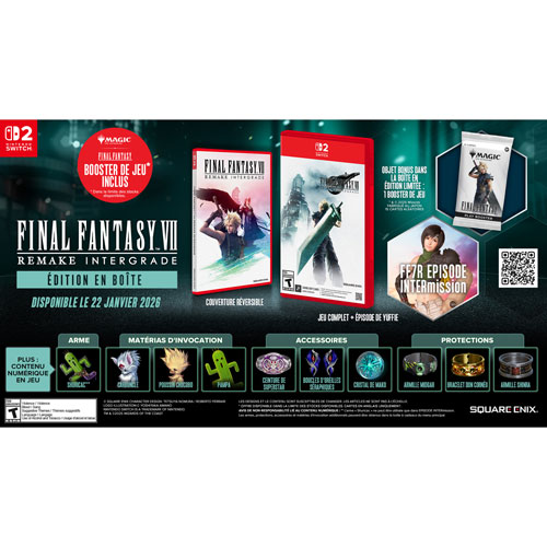 Final Fantasy VII Remake Intergrade MTG Edition avec Booster de jeu Magic: The Gathering - Final Fantasy
