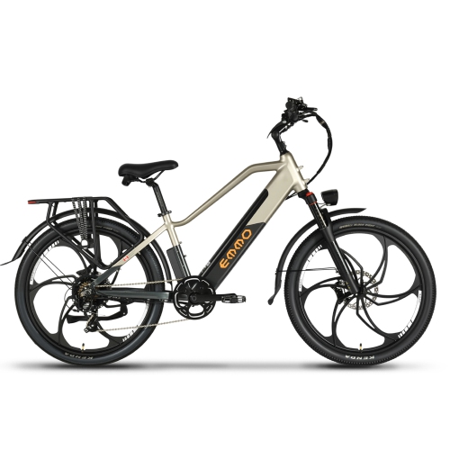 EMMO Trevo Pro Commuter Step Over Electric Bike - UL Certified - 48V17.5Ah SafeSeal Battery 110km Range, 500W - Hydraulic Brakes, Color Display -