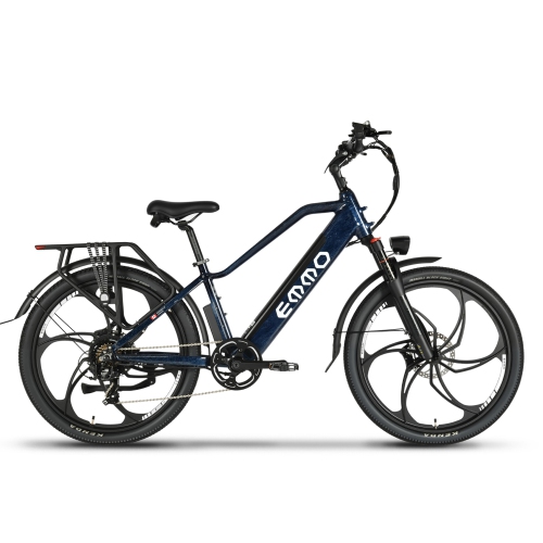 EMMO Trevo Pro Step Over Electric Bike - UL Certified - 48V17.5Ah SafeSeal Battery, 500W - 110km Long Range, Hydraulic Brakes, Color Display - Marble