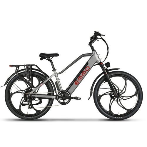 EMMO Trevo Pro Step Over Ebike - UL Certified - 48V17.5Ah Lithium Battery, 500W - 110km Range, Hydraulic Brakes, Color Display - Graphite Grey