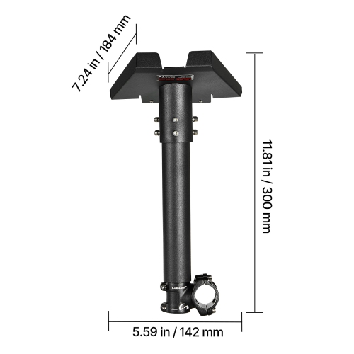 Starlink RV Ladder Mount, 360°Adjustable Angle Mounting Standard Gen 3 Pipe Kit