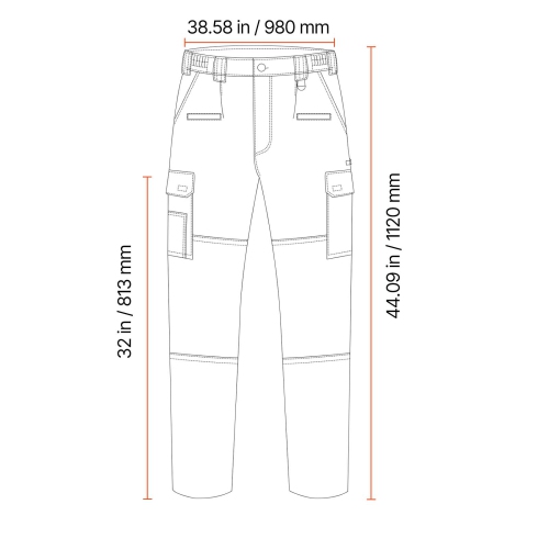 Pantalon RÉSISTANT AUX FLAMMES pour hommes, 9&nbsp;oz 100 % coton, pantalon cargo résistant aux flammes avec poches multiples et taille élastique