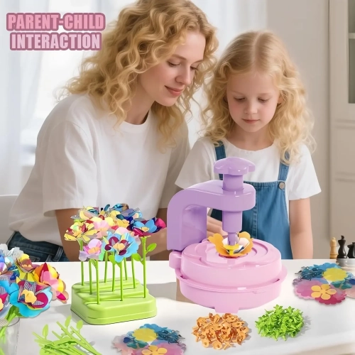 Flower Bouquets Toys, DIY Craft Kits Toys for Kids - Build Your Flower Bouquet, Arts & Crafts for 4 5 6 7 8 Year Toddler Girl, Educational Activity