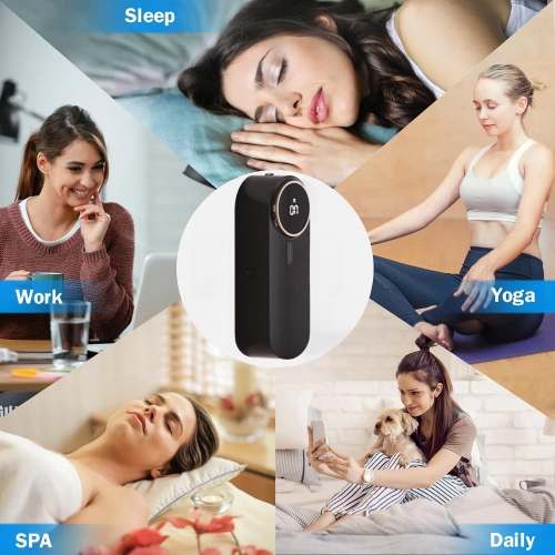 Essential Oil Diffuser - Wall Mount Air Freshener Dispenser, Waterless Aromatherapy Diffuser for Home, Office, Bathroom | Essential Oils not Included