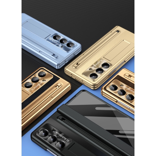 For Samsung Z Fold 7 cases, pen slot cases, screen protectors, and all-in-one drop-proof cases - Black UV Edges