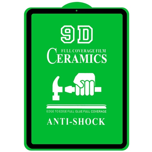 Protecteur d'écran en céramique Tasnim pour iPad 9ᵉ, 7ᵉ gén 9H, 1/paquet