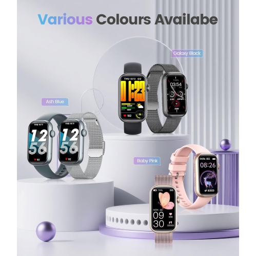 LIGE Fitness Tracker- Smart Watch for Women with 1.47" HD, IP68 Waterproof, 7+ Days Battery, 24+ Exercises Activity Tracker Fitness Watches, Fitness