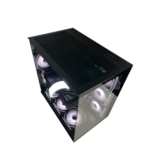 TECHBYTES Helios | Custom Gaming PC | RTX 5070ti | Ryzen 7 7800X3D 4.2 GHz | DDR5 32GB RAM 5600 MHz | 1 TB NVMe SSD | Wi-fi | Windows 11 Pro | Black