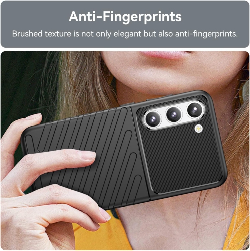 Convient à l'étui pour téléphone cellulaire S22 de Samsung Couverture complète en silicone souple anti-chute épaissie étanche, antichoc - noir