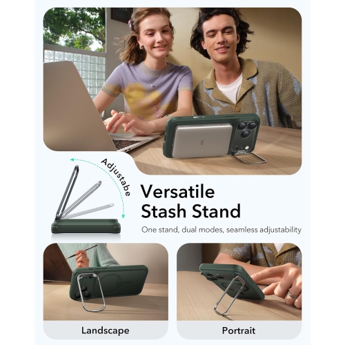 iPhone 17 Pro Max Case with Stand – Magnetic Camera Control Cover Compatible with MagSafe, Military-Grade Drop Protection, Scratch-Resistant Frosted