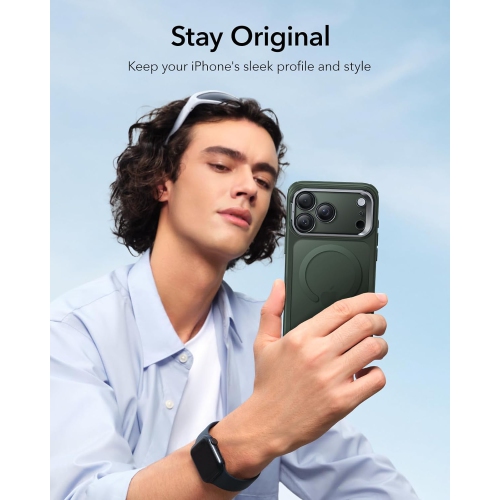 iPhone 17 Pro Max Case with Stand – Magnetic Camera Control Cover Compatible with MagSafe, Military-Grade Drop Protection, Scratch-Resistant Frosted