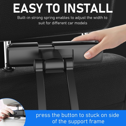 Hot selling car back seat tablet holder can be used for car headrest mobile phone tablet holder, easy to install rotating bracket
