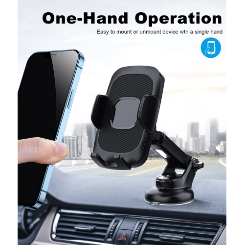 Le support de navigation de téléphone mobile de voiture populaire Support de navigation de tige télescopique Ventouse de fixation de téléphone mobile