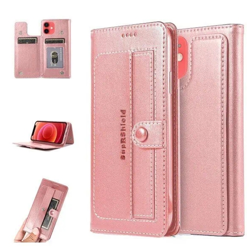 Tasnim Compatible with iPhone 12 Mini Wallet Case PU Leather Flip Folio Case with Card Holders RFID Blocking Kickstand Shockproof TPU Inner Shell