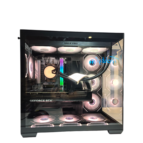 TECHBYTES Atlas | Custom Gaming PC | AMD 9070XT | Ryzen 7 7800X3D 4.2 GHz | DDR5 32GB RAM 5600 MHz | 1 TB NVMe SSD | Wi-fi | Windows 11 Pro | Black