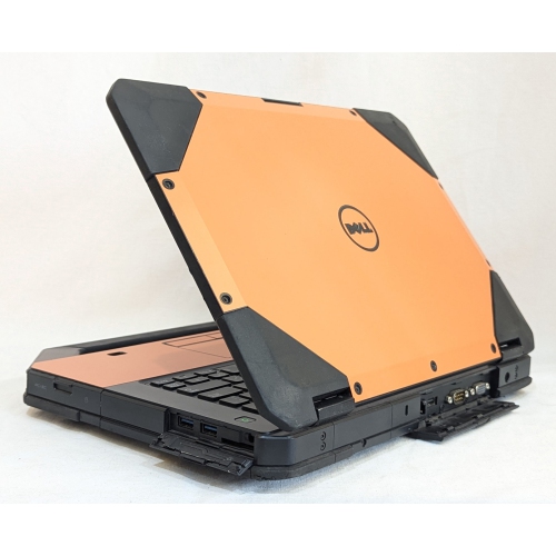 (Refurbished - Good) Dell Latitude Rugged 5414, 14" FHD Non-touch Laptop, Core i5 6th Gen, 8GB RAM, 250GB SSD, Windows 11 Pro (Orange)