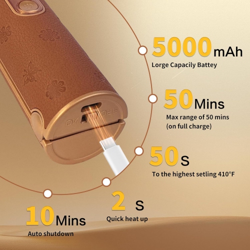 Cordless Hair Straightener,Portable Straightener 2 in 1 for Hair Straightening and Curling,Fast Heating Cordless Flat Iron,Portable Travel Hair