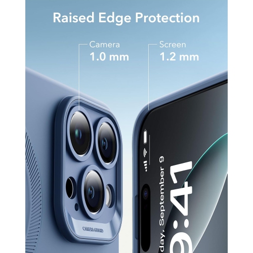 iPhone 16 Pro Case with MagSafe – Slim Shockproof Silicone Cover, Magnetic Charging Support, Full Screen & Camera Protection, Soft Microfiber Lining