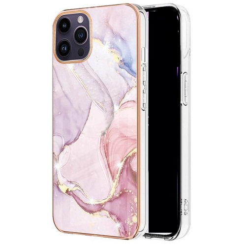 Étui rigide ajusté Symmetry de Tasnim avec MagSafe pour iPhone 16e/15/14/13 - Rose doré