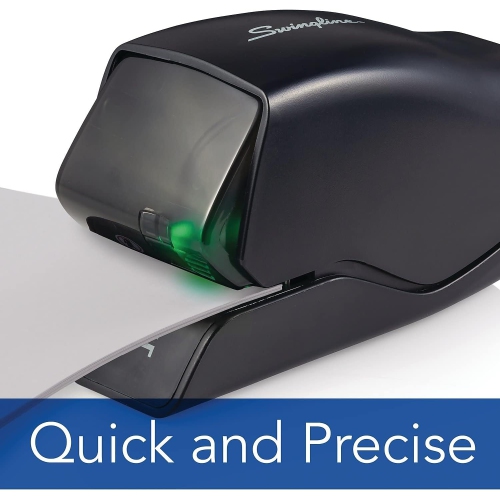 Swingline – Agrafeuse électrique de bureau 502e, capacité de 25 feuilles, sans bourrage, noir