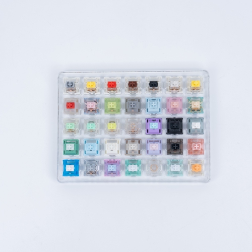 GATERON Keyboard Switches Tester, Magnetic Jade Oil King Milky Yellow Pro Oil King Baby Kangaroo Racoon Ink Wall Stem Box Black Pink for MX