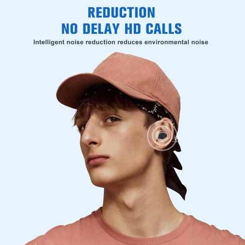 Invisible Mini Headphones Wireless Bluetooth Small Hidden Earbuds for Small Ear Canals Sleeping Earbuds Tiny Earphones for Side Sleepers