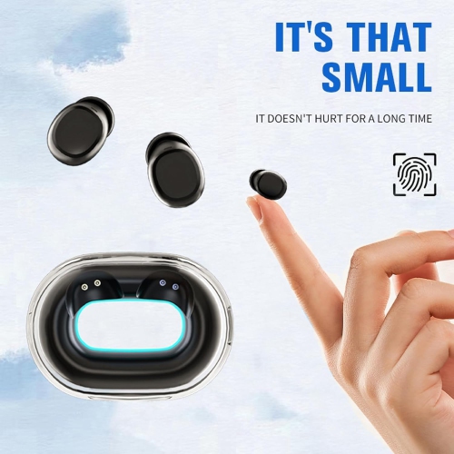 Invisible Mini Headphones Wireless Bluetooth Small Hidden Earbuds for Small Ear Canals Sleeping Earbuds Tiny Earphones for Side Sleepers
