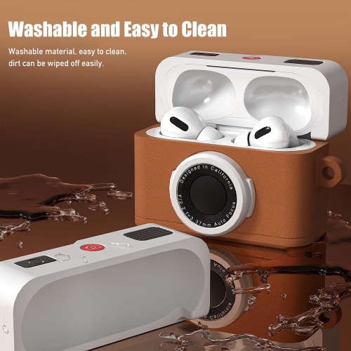 Case Cover for AirPods Pro 2/Pro,Protective Case with Keychain for AirPods Pro 2,Silicone Protective Cover for AirPods Pro 2