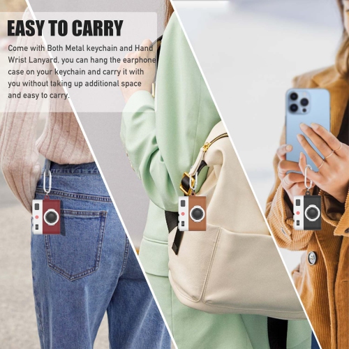 Case Cover for AirPods Pro 2/Pro,Protective Case with Keychain for AirPods Pro 2,Silicone Protective Cover for AirPods Pro 2