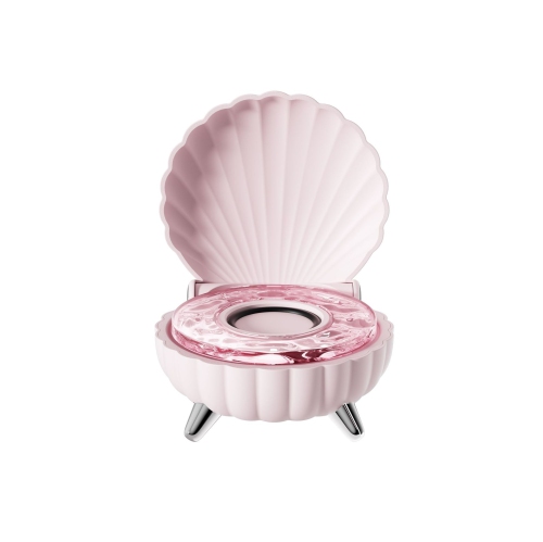 Haut-parleur Bluetooth New Shell avec lumières colorées, mini haut-parleur Bluetooth portatif pour chambre à coucher, mini haut-parleur Bluetooth