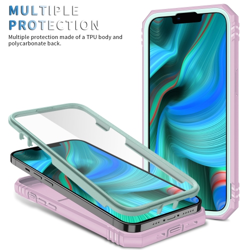 iPhone 13 Pro Max Case, Ring Sliding Window Protector, 3-in-1 Drop Protection - Dark Red