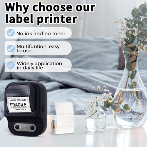 Home smart label printer, portable price label machine, name sticker, notebook storage sticker printing