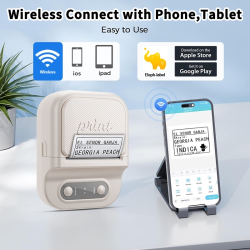 Home smart label printer, portable price label machine, name sticker, notebook storage sticker printing