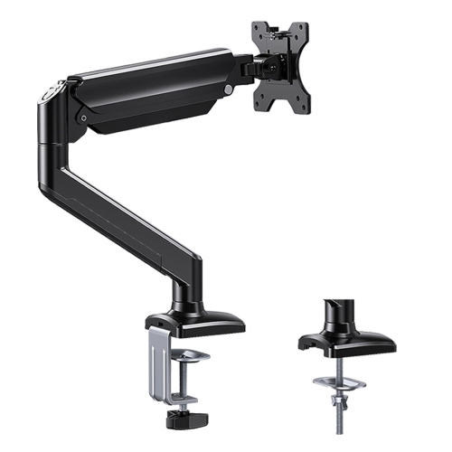 Single monitor stand arm universal desktop computer screen stand supports 14-27 inches desktop base mechanical cantilever heightening frame
