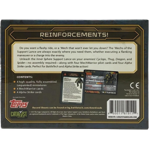 Battletech Inner Sphere Support Lance