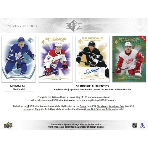 2022 UPPER DECK SP HOCKEY BLASTER NEW