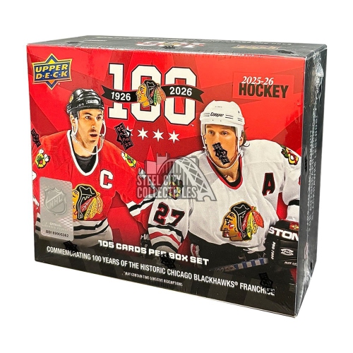 2026 UPPER DECK CHICAGO BLACKHAWKS CENTENNIAL BOX SET