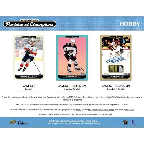2024 UPPER DECK PARKHURST CHAMPIONS HOCKEY