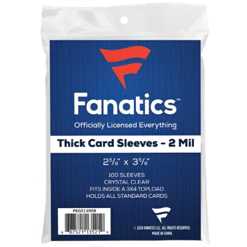 FANATICS SOFT SLEEVES THICK 0100ct