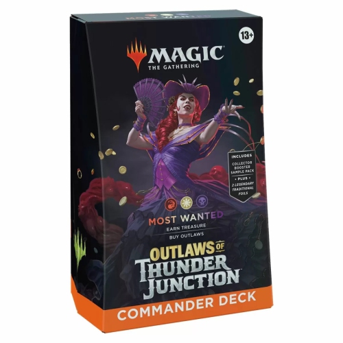 Jeu de société Magic the Gathering: Jeu de cartes Outlaws of Thunder Junction Commander - Most Wanted
