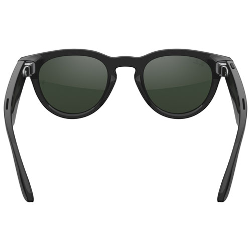 Lunettes Headliner de Ray-Ban | Meta avec IA, photo, vidéo, audio et messagerie - Noir brillant/Transitions vert graphite