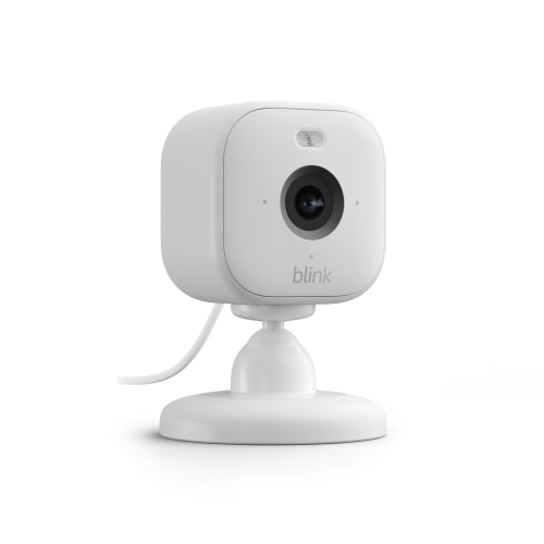 BLINK  Mini 2 (Newest Model), Plug-In Smart Security Camera, HD Night View In Color, Built-In Spotlight, Two-Way Audio, Motion Detection, Works w