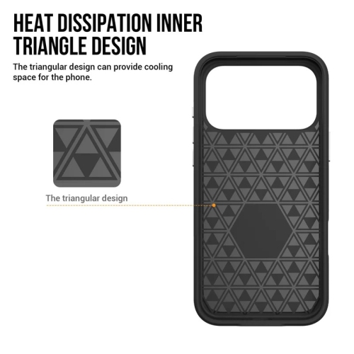 [CS] Slim Fitted Hard PC Shell Scratch Resistant Case Cover for iPhone 17 Pro Max, Hot Pink