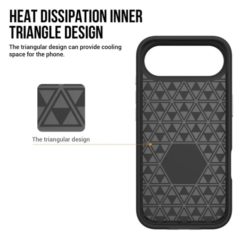 [CS] Étui rigide ajusté mince résistant aux égratignures pour iPhone 17 Air, gris