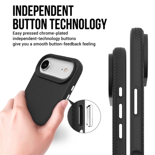 [CS] Étui rigide ajusté mince résistant aux égratignures pour iPhone 17 Air, rouge