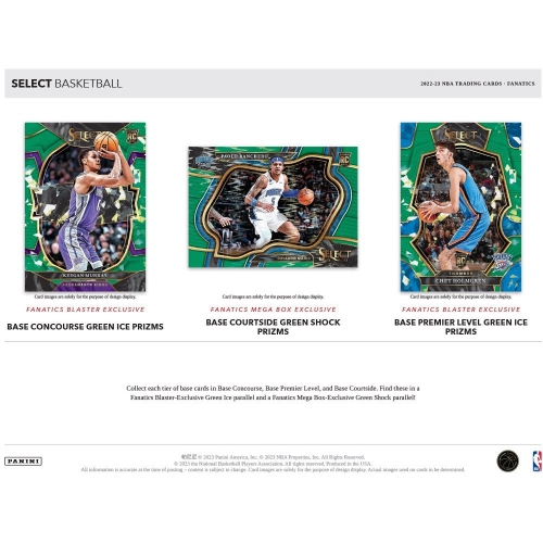 2023 PANINI SELECT BASKETBALL BLASTER NOUVEAU